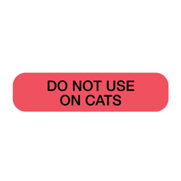 Nevs Do Not Use on Cats 3/8" x 1-1/2" PAUXW-0039 - main
